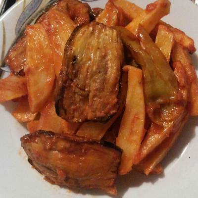  مسقعة بدون لحم 