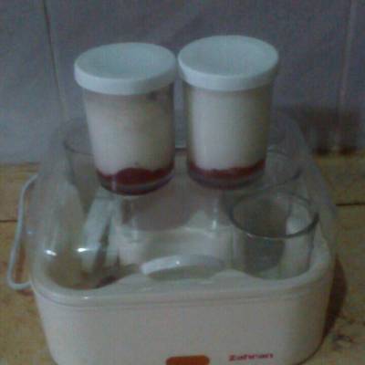  زبادى بالفراوله 