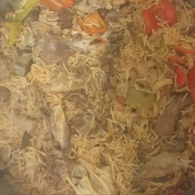  كبسة الحلمنتيشي باللحم 