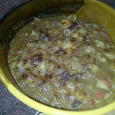  طاجن بطاطس بالكبدة 