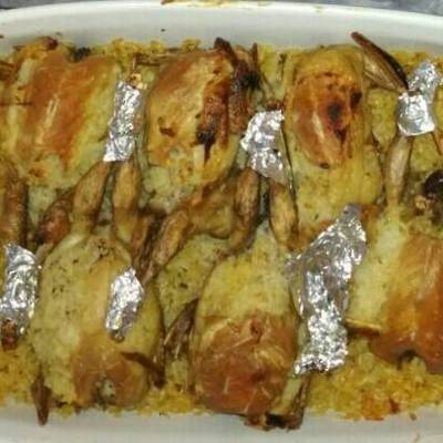  طاجين السمان بالفرن 