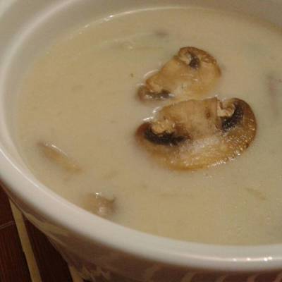  شوربه المشروم 