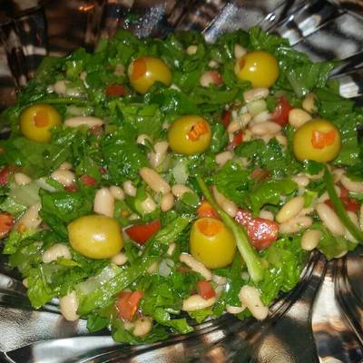  سلطة الفاصوليا البيضاء 