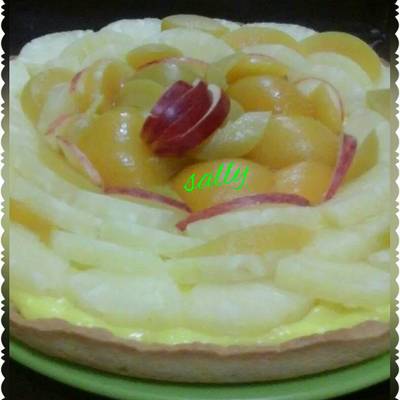  تارت الكاسترد بالفواكه 