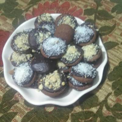  بسكويت بجنين القمح والكاكاو 