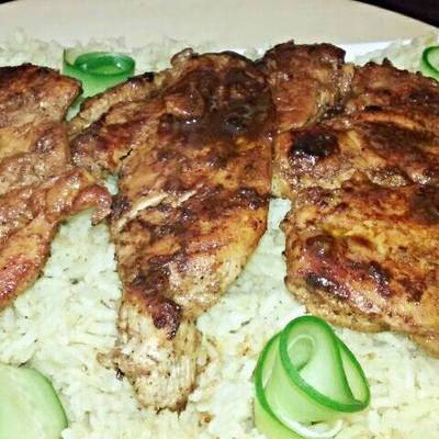  دجاج بدبس الرمان 