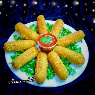  اصابع القرنبيط بالجبنه