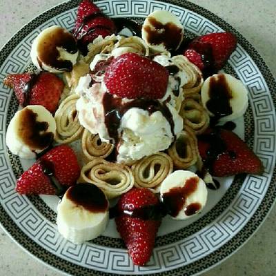  كريب بالايس كريم ونوتيلا بطريقة محل dip n dip 