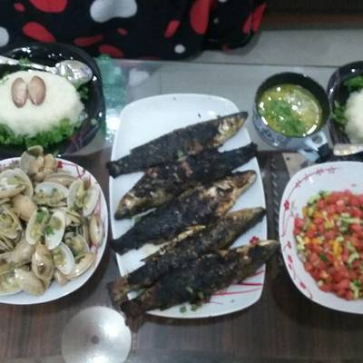  ده سمك بوري..ورز ابيض وجاندوفلي وسلطه بلدي...