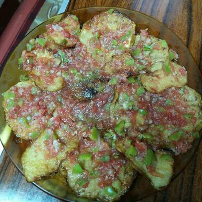  الباذنجان المقلى 