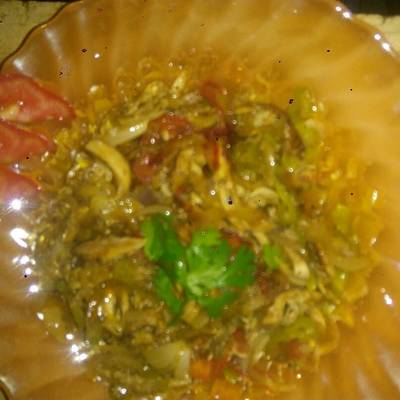  شاورما الفراخ البيتي على طريقتي 