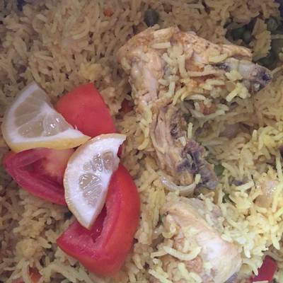  رز بالخضار وفراخ 