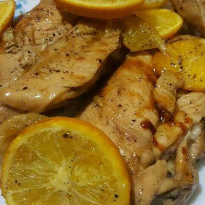  صدور دجاج بصوص البرتقال 