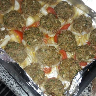  لحمه مفرومه في الفرن على الطريقه المغربيه 