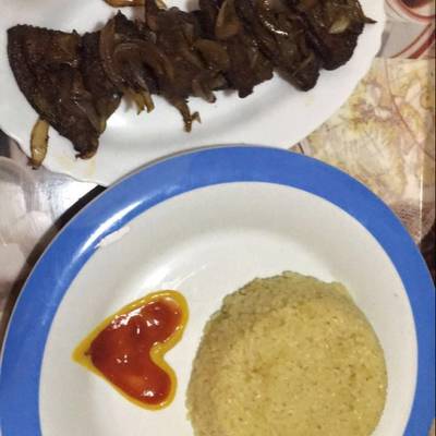  كبدة في الفرن 