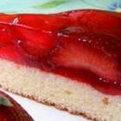  كيكة جلي وفواكه 