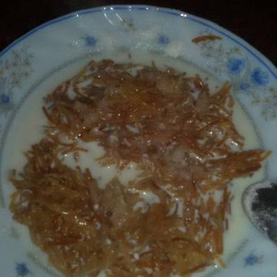  شعيرية بالسكر واللبن تحفة وخفيفة 