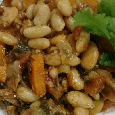  فاصوليا حب بالزيت 