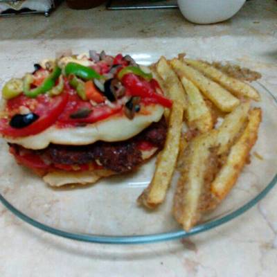  سندوتش بيتزا برجر 