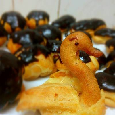  عجينه الشو "اكلير بروفيترول" 