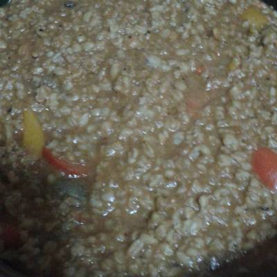  فريك بالفلفل اﻻلوان والكبد 