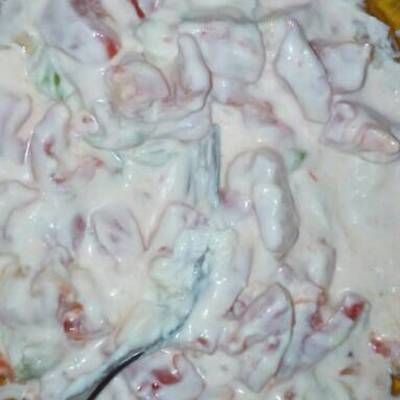  جبنة بالطماطم والفلفل 