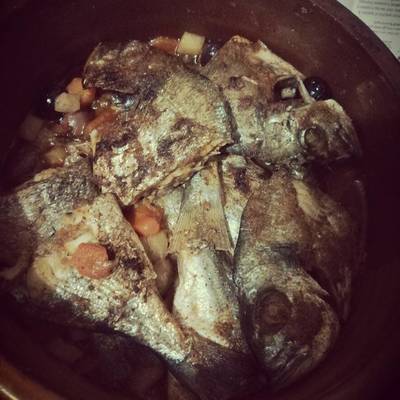  طاجن سمك مغربي 