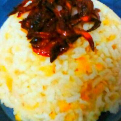  كشرى بالعدس الاصفر 