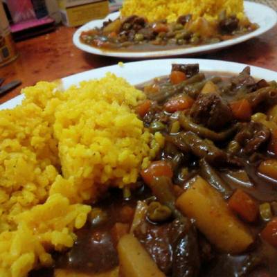  لحم بالخضار صيني 