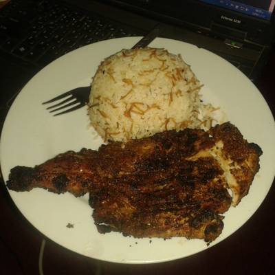  فراخ مشوي مع الارز 