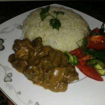  شرائح روما بالماشروم (لحم وفطر مع صلصة لذيذة) من ابتكاري 